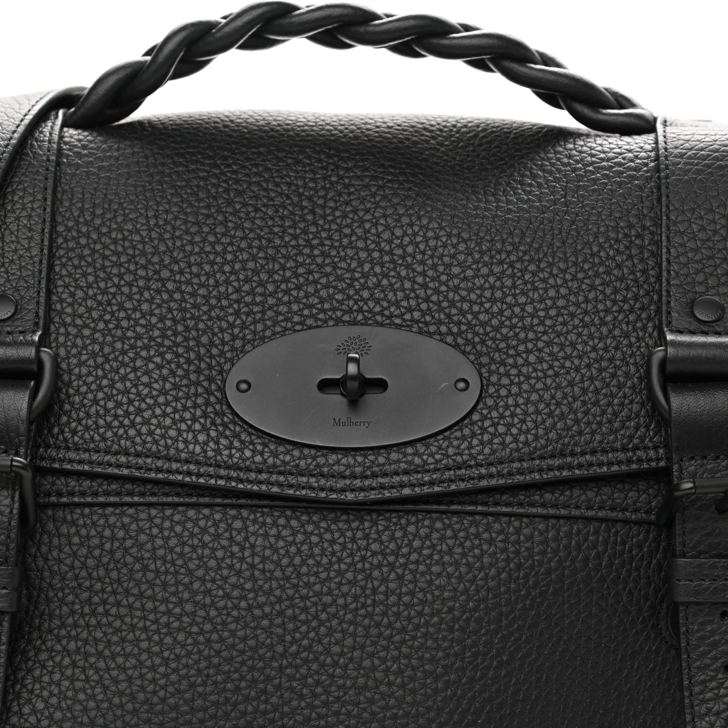 Heavy Grain Oversized Alexa Black