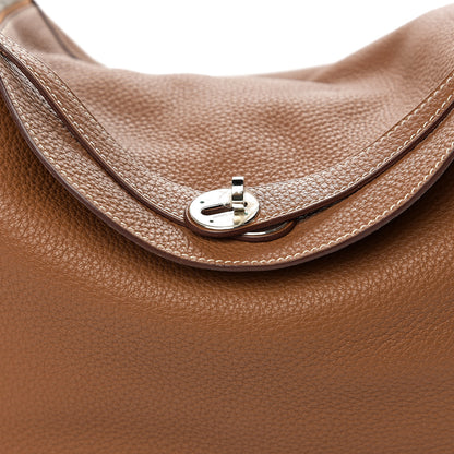 Hermes Taurillon Clemence Lindy 34 Gold 11 of 11