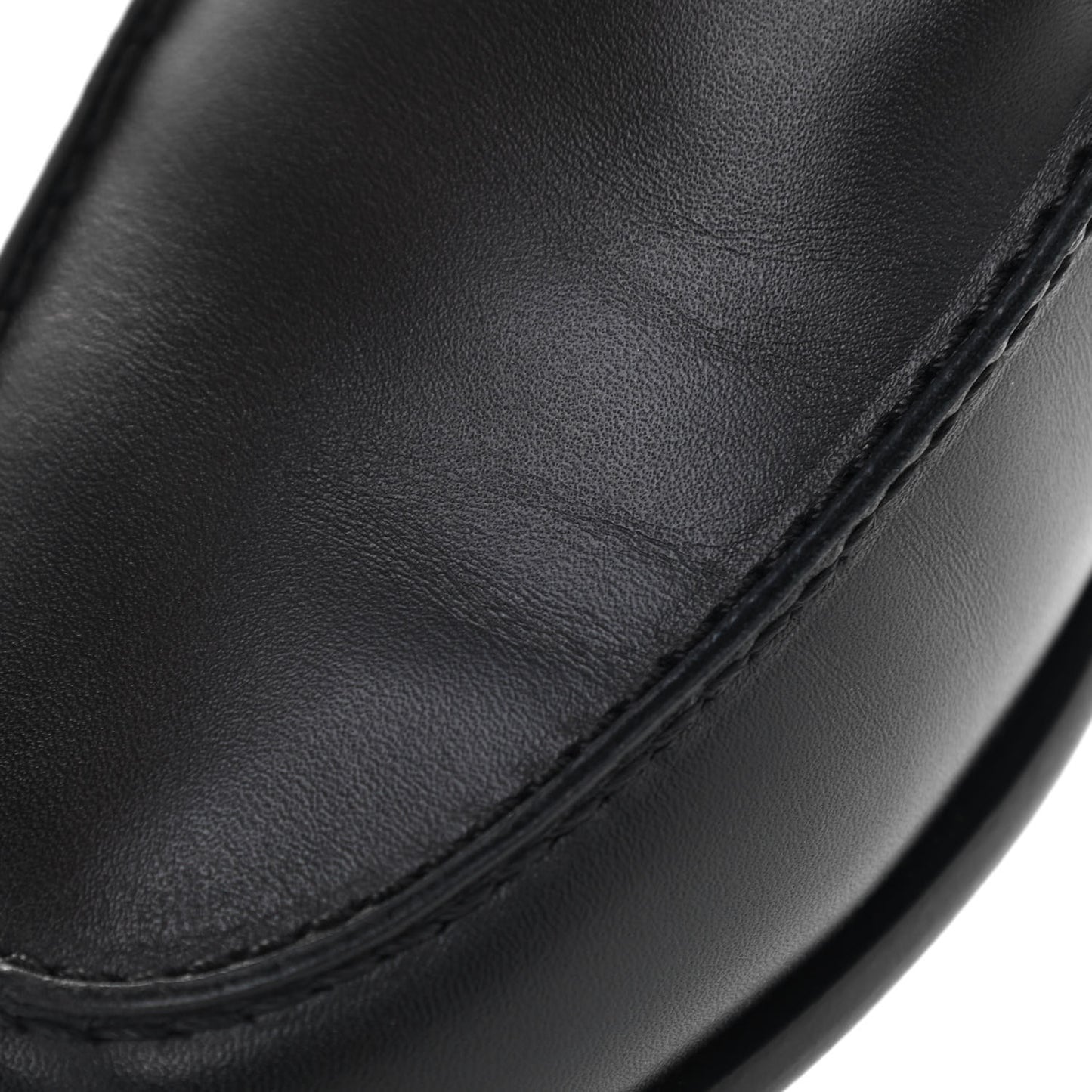 Calfskin Womens Destin Loafers 36 Black