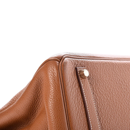 Hermes Taurillon Clemence Birkin 35 Gold 34 of 34