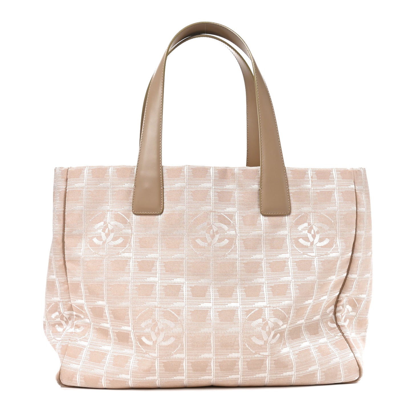 Nylon Medium Travel Tote Beige