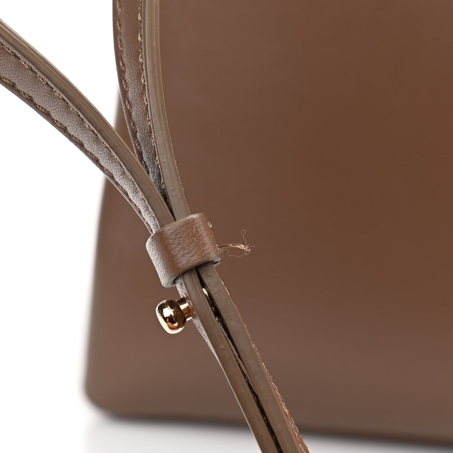 Calfskin Medium Faye Top Handle Bag Desert Taupe