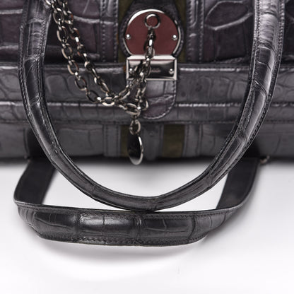 Gucci Crocodile Treasure Boston 10 of 12