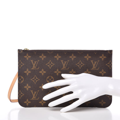 Louis Vuitton Monogram Neverfull MM GM Pochette 2 of 8