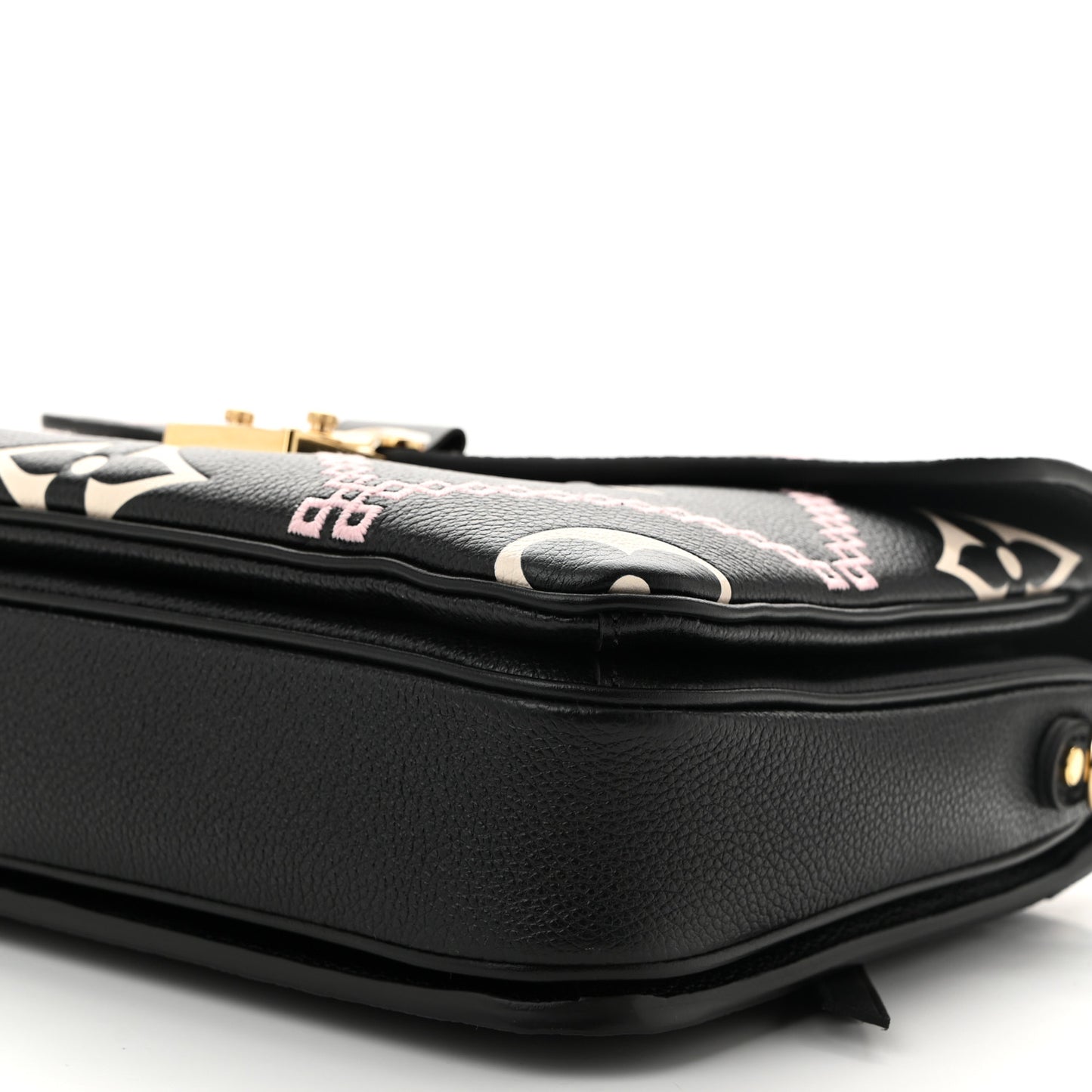 Empreinte Monogram Giant Broderies Pochette Metis Black