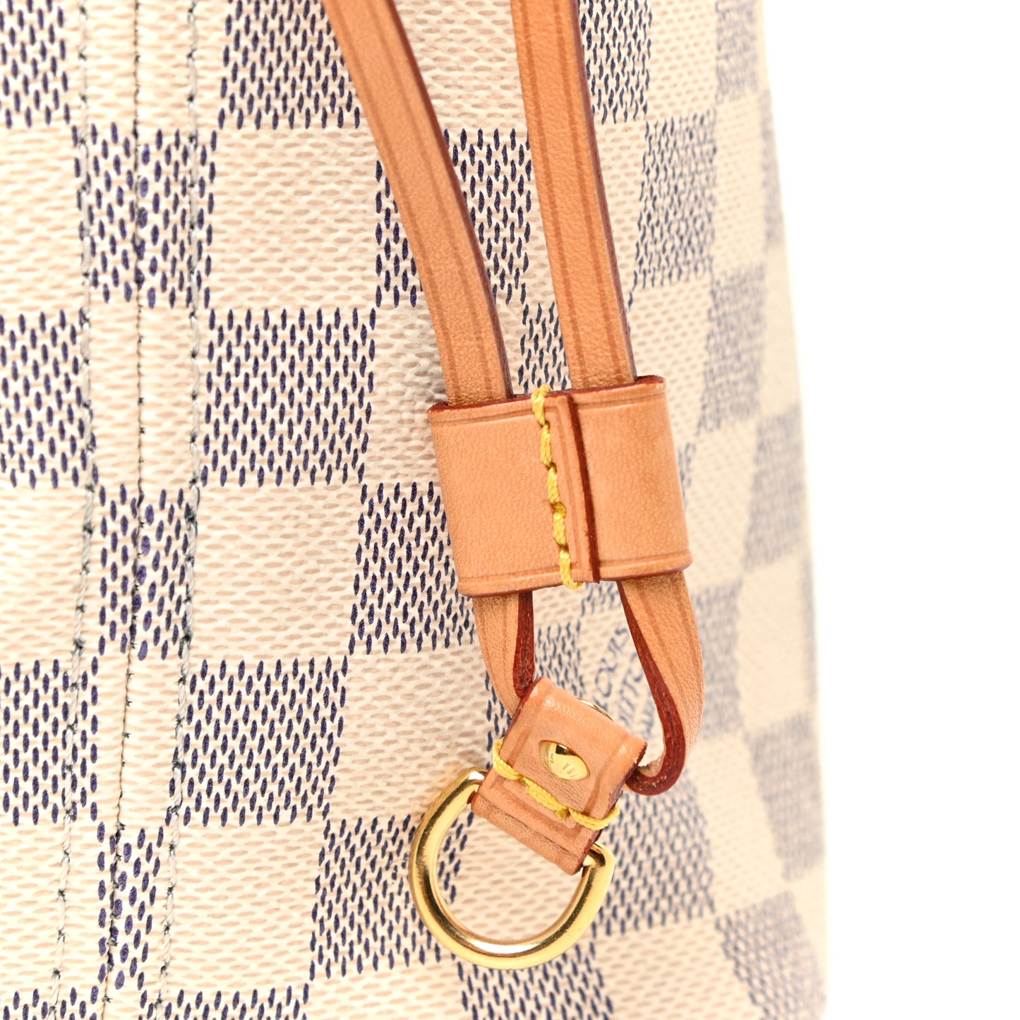 Damier Azur Neo Neverfull MM Rose Ballerine