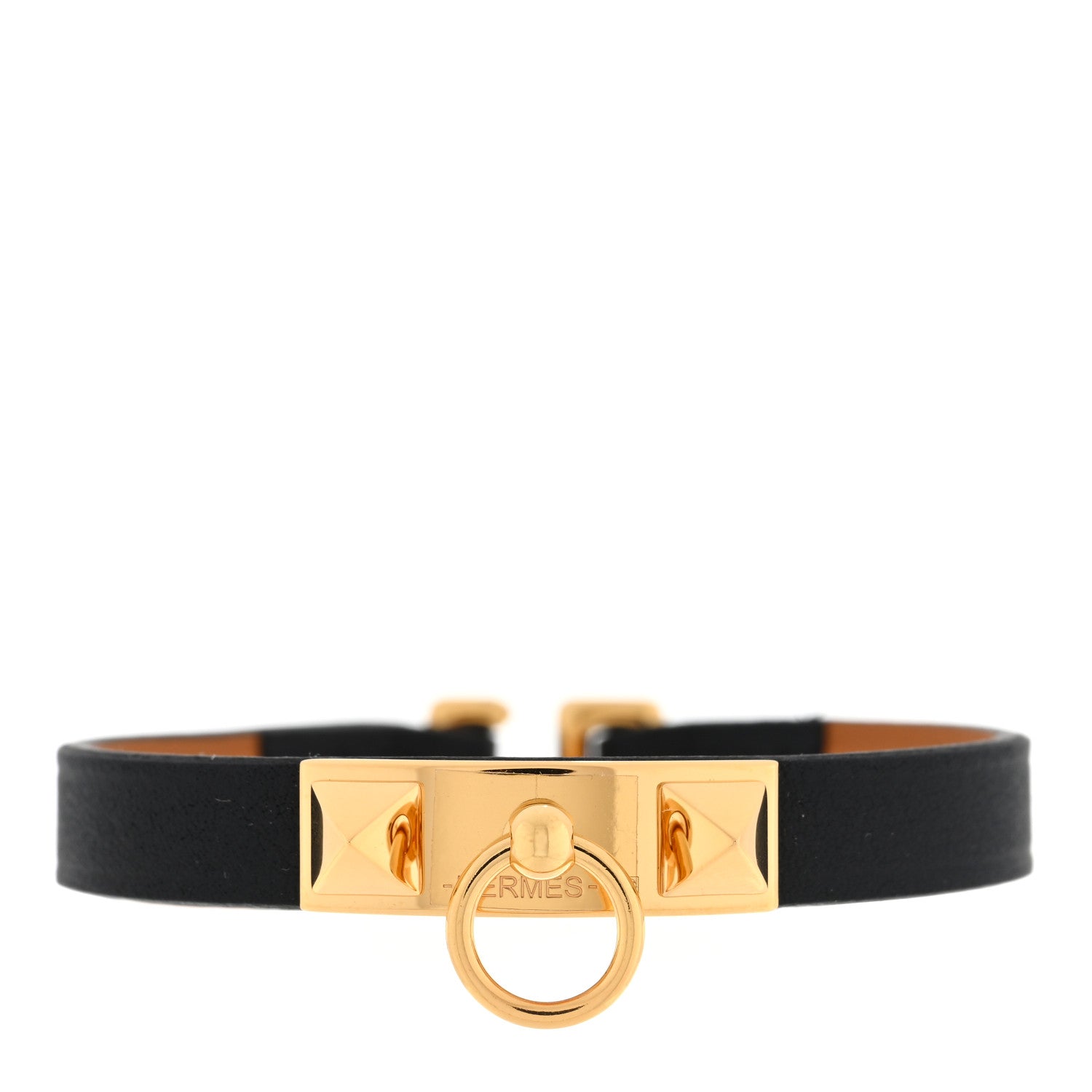 Hermes Swift Micro Rivale Bracelet T2 Black 1 of 3