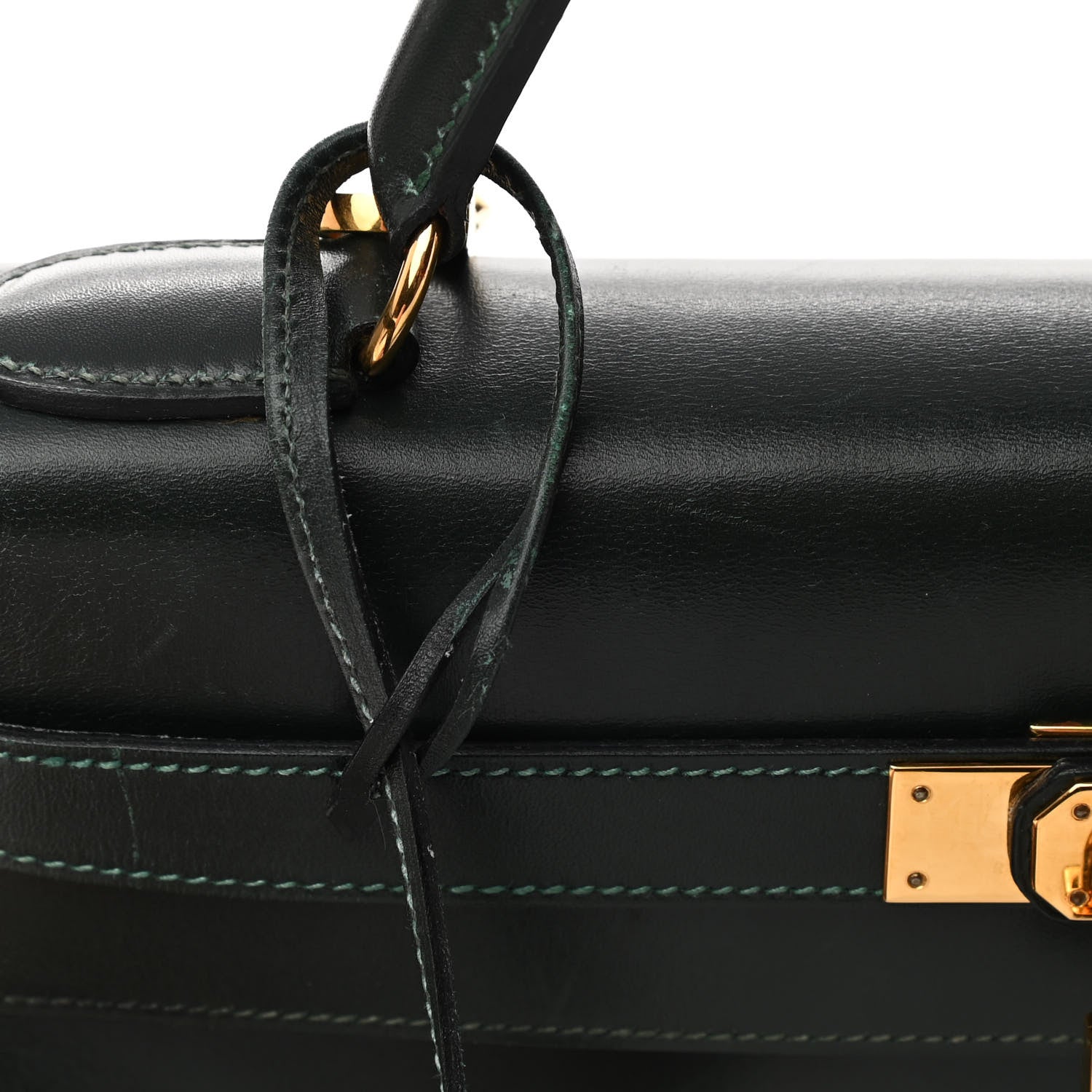 Hermes Box Kelly Retourne 32 Vert Fonce 19 of 25