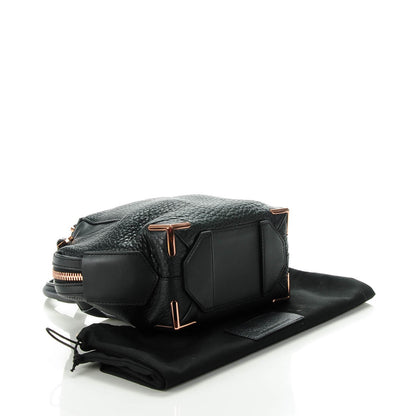 Alexander Wang Pebbled Calfskin Mini Emile Black Rose Gold Hardware 4 of 7