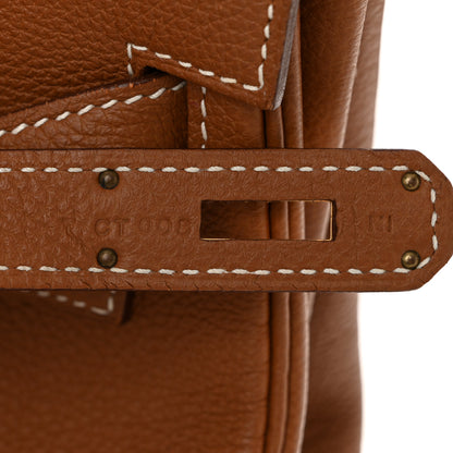 Hermes Togo Kelly Retourne 32 Gold 7 of 10
