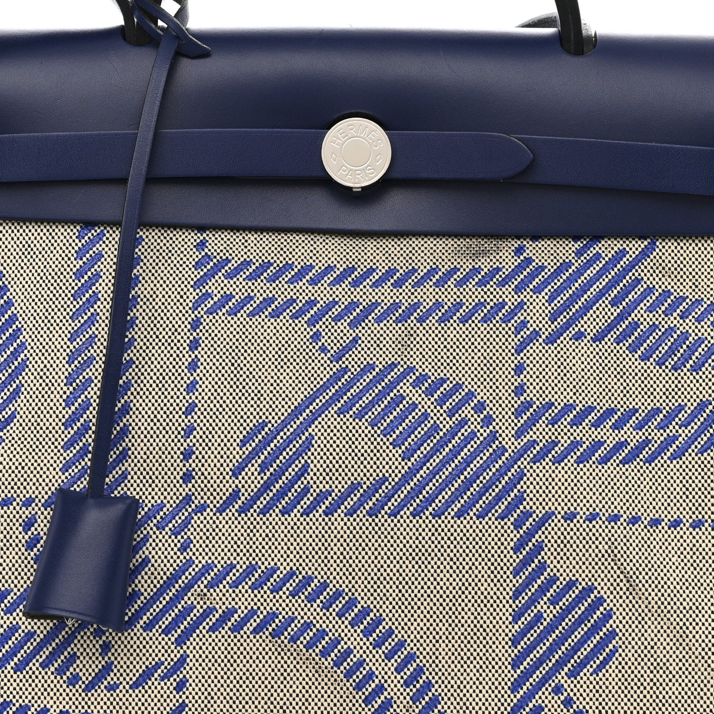 Vache Hunter Toile H Brides de Gala Herbag Zip Retourne 31 PM Bleu De France Ecru Black