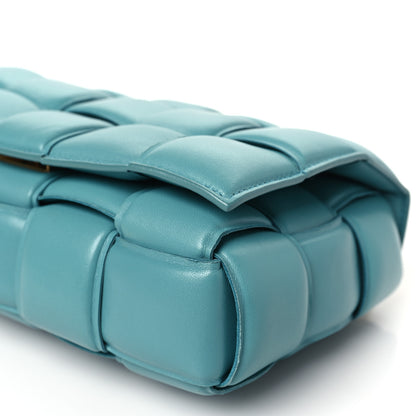 Bottega Veneta Lambskin Maxi Intreccio Padded Chain Cassette Crossbody Bag Linoleum 10 of 10