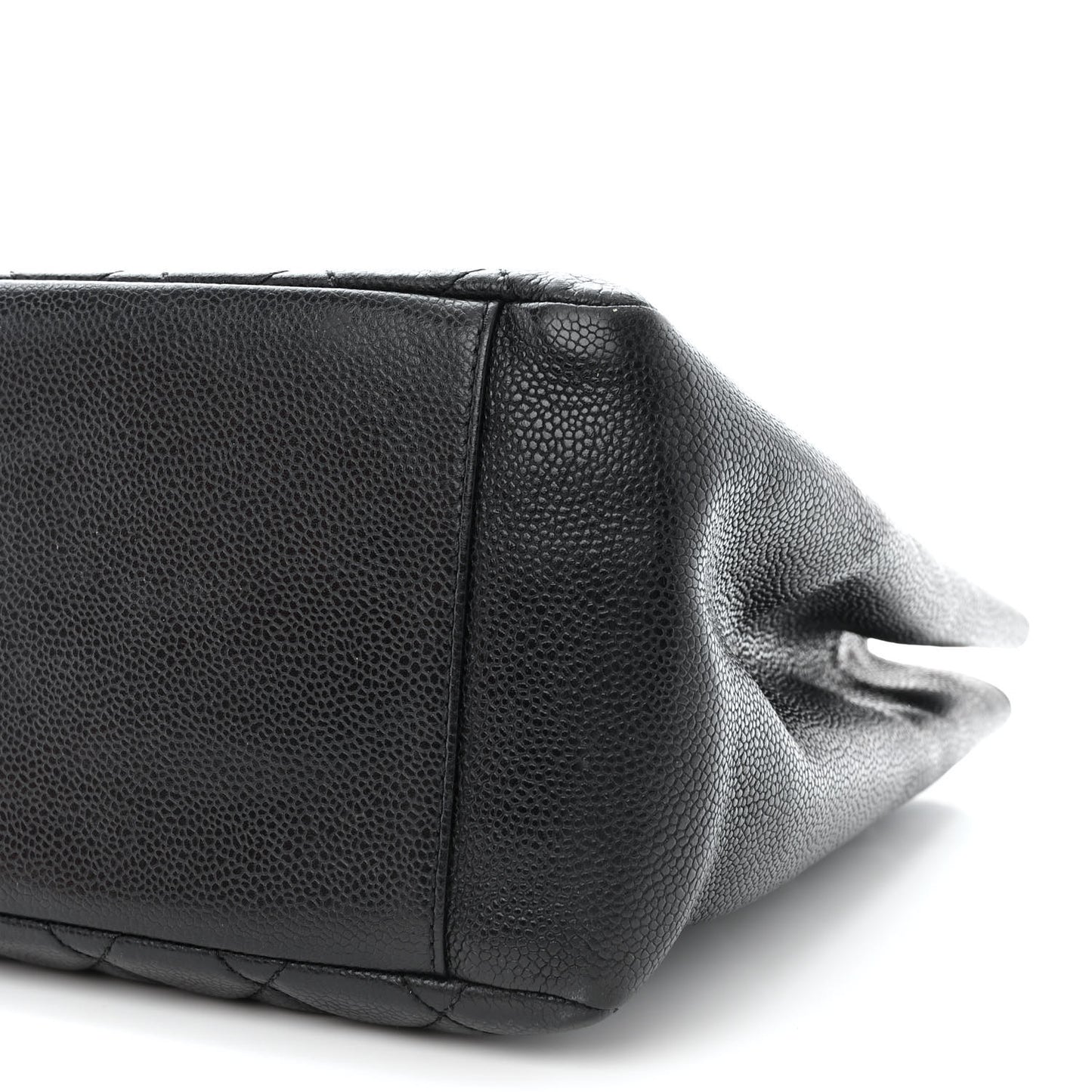 Caviar Quilted Grand Shopping Tote GST Black