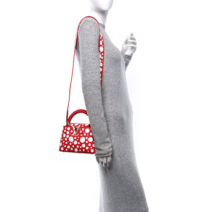 Louis Vuitton LV X YK Taurillon Capucines Mini Red White 2 of 10