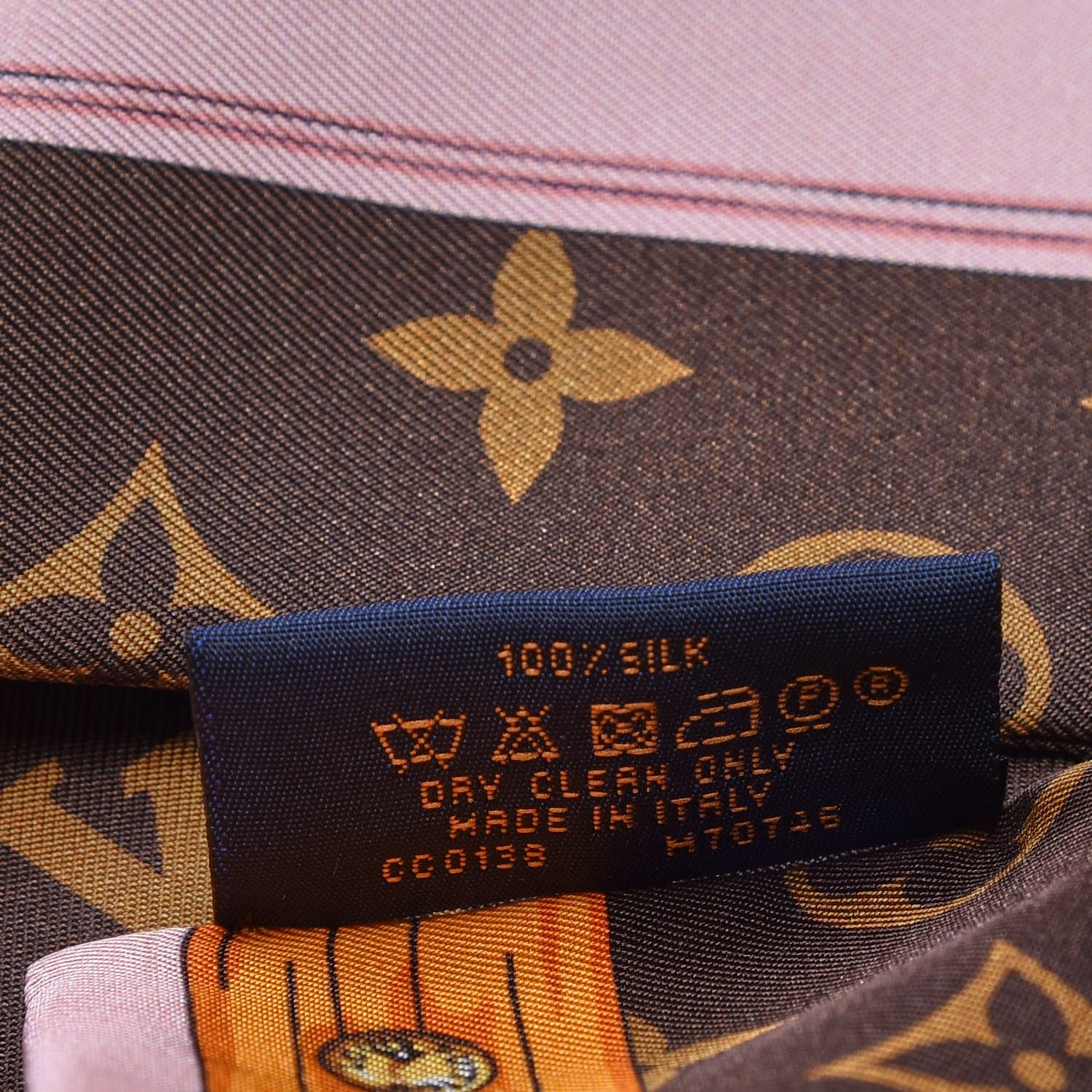 Louis Vuitton Silk Monogram Summer Trunks Bandeau Brown 4 of 6