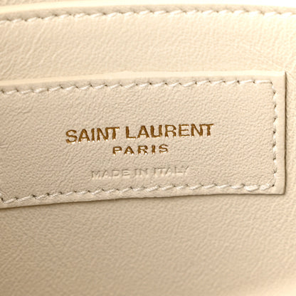 Saint Laurent Smooth Calfskin Manhattan Shoulder Bag Crema Soft 6 of 10