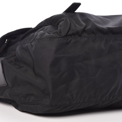 Prada Tessuto Nylon Messenger Bag Black 9 of 10