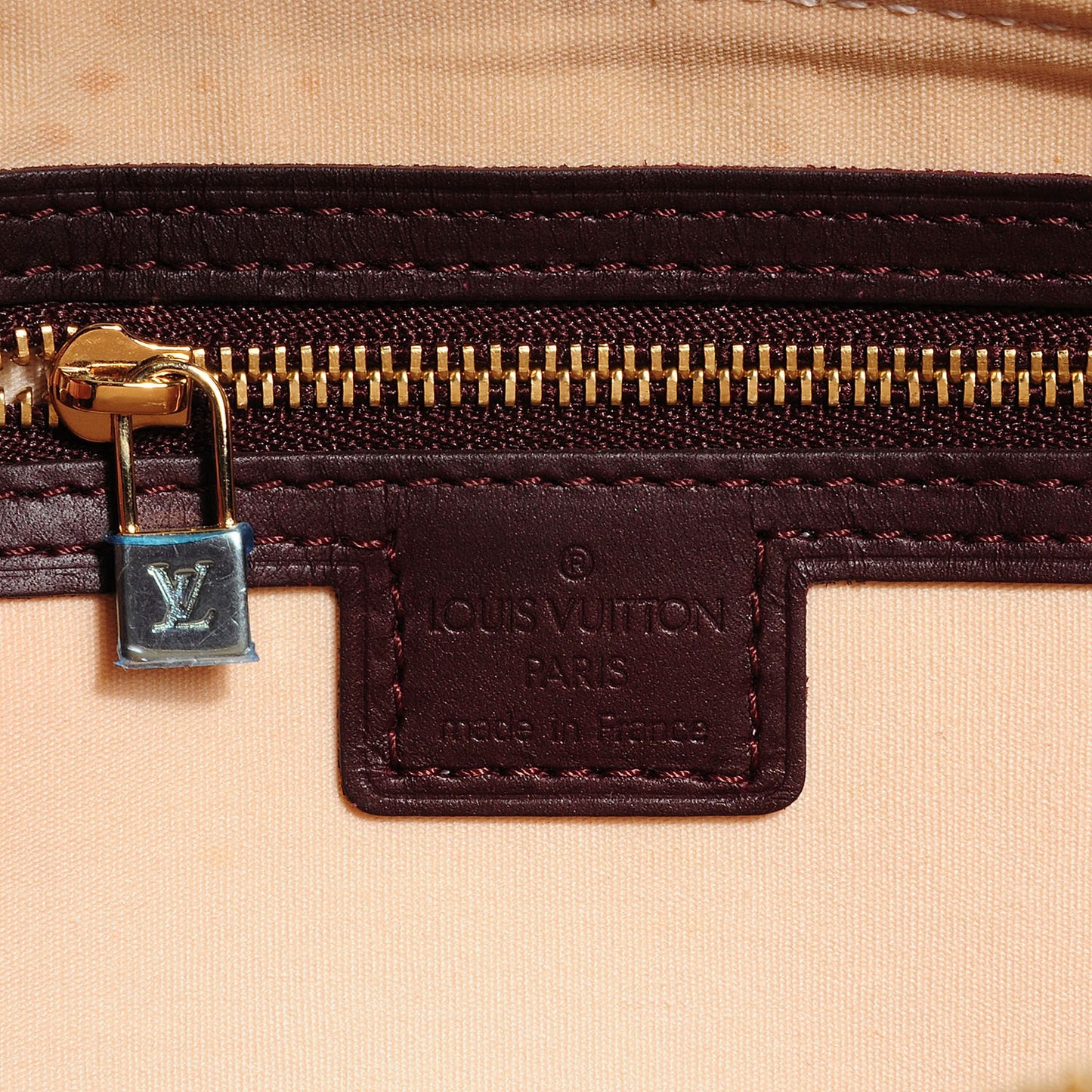 Mini Monogram Alma Long Cherry