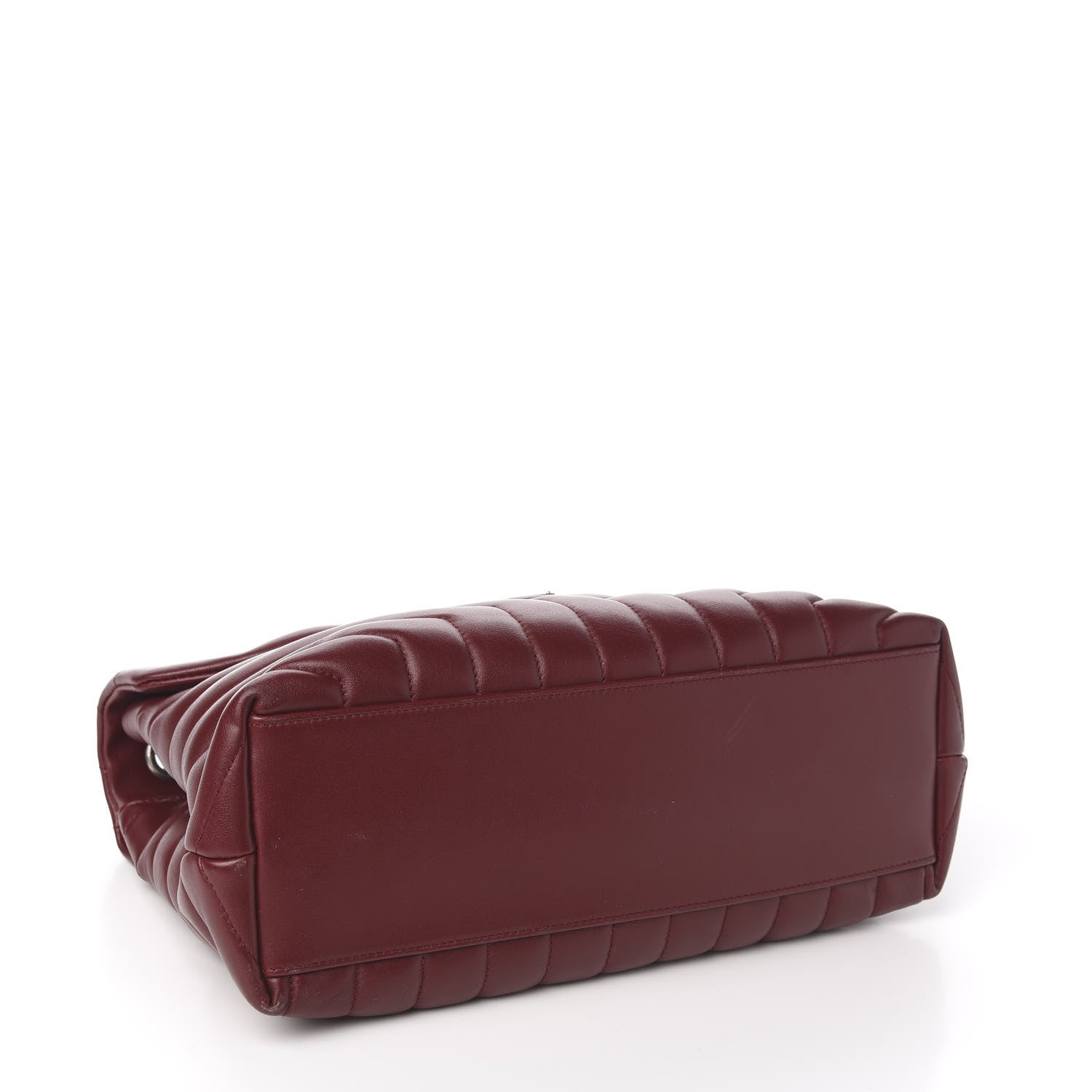 Saint Laurent Calfskin Y Quilted Monogram Medium Loulou Chain Satchel Palissandre 3 of 9