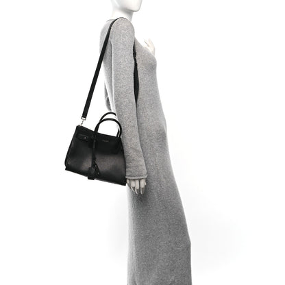Saint Laurent Grained Calfskin Baby Sac De Jour Souple Black 2 of 11