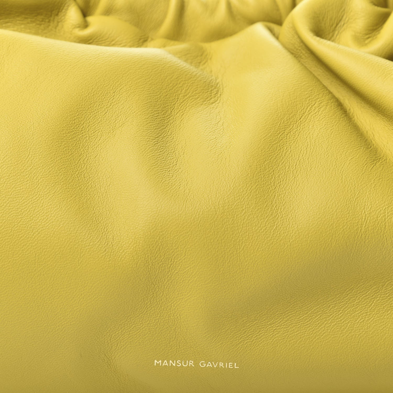 Mansur Gavriel Lambskin Cloud Clutch Pomelo 8 of 9