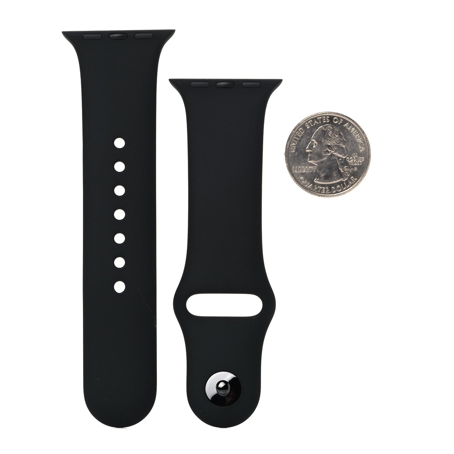 Silicone 40mm Apple Sports Watch Single Tour Band Black