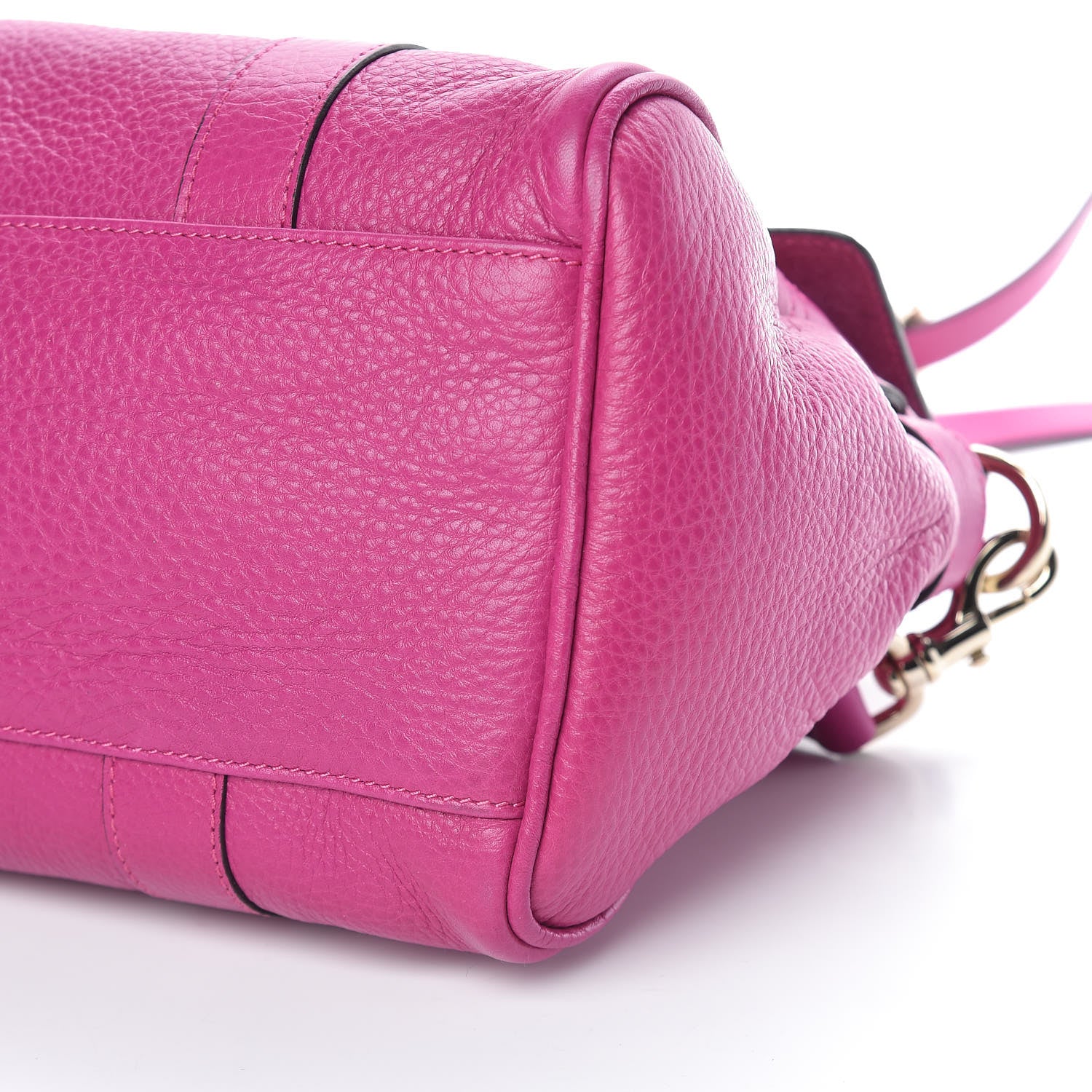 Mulberry Spongy Pebbled Small Bayswater Satchel Hot Fuchsia 6 of 11