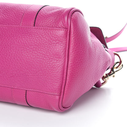 Mulberry Spongy Pebbled Small Bayswater Satchel Hot Fuchsia 6 of 11