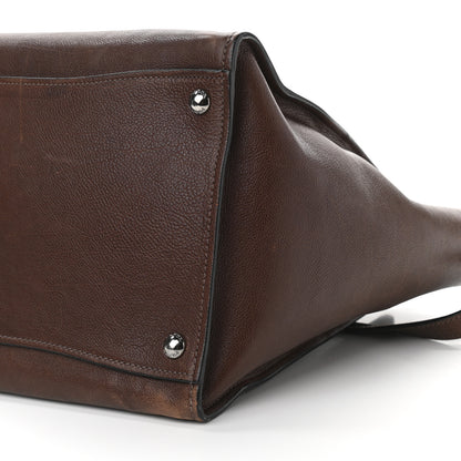 Prada Glace Calf Twin Pocket Tote Bruciato 10 of 17