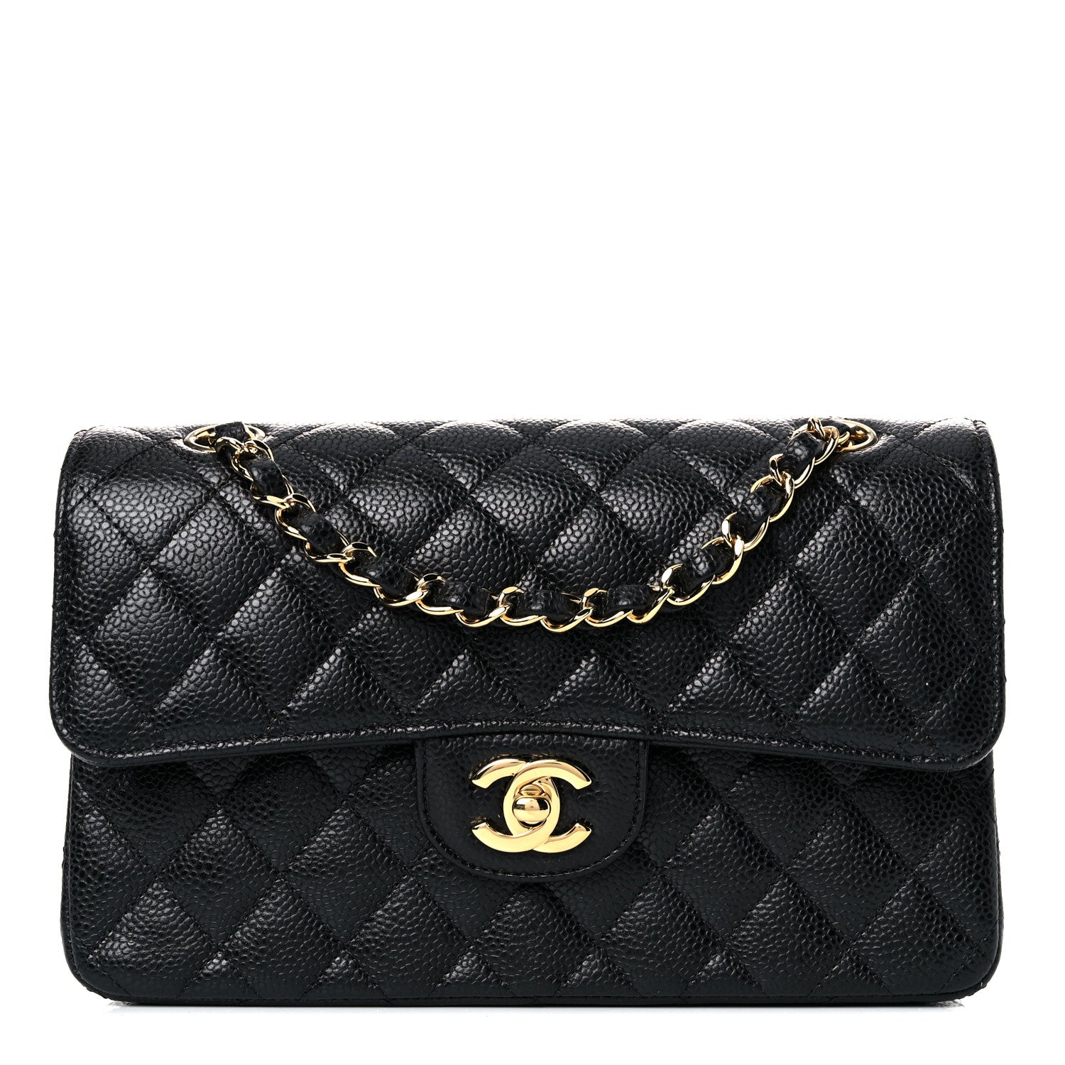 Chanel Caviar Quilted Small Double Flap Black 1 of 9