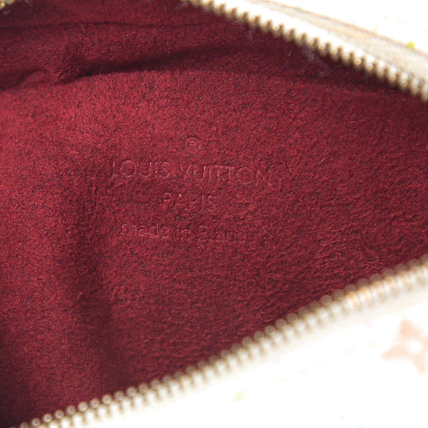 Monogram Multicolor Trousse Wapity White