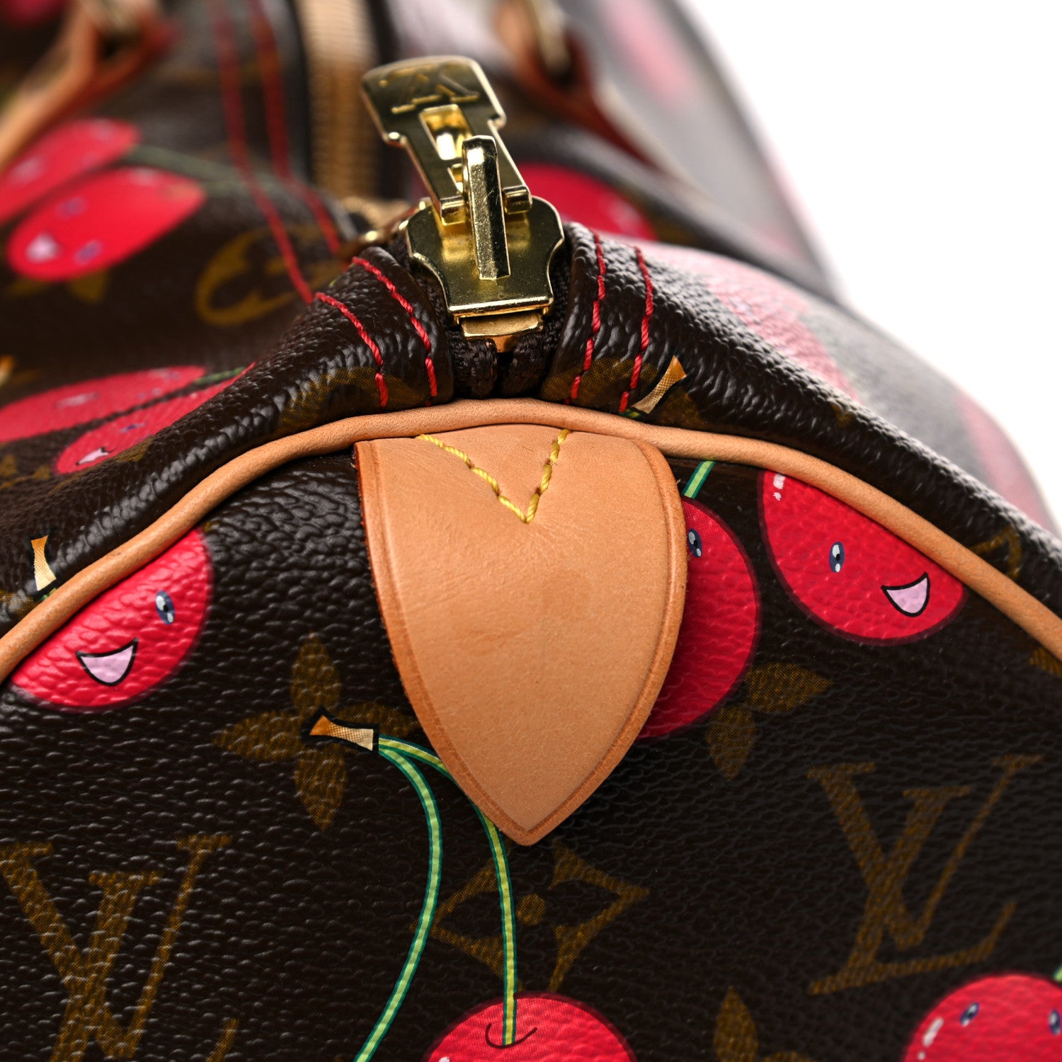 Louis Vuitton Monogram Cerises Keepall 45 15 of 28