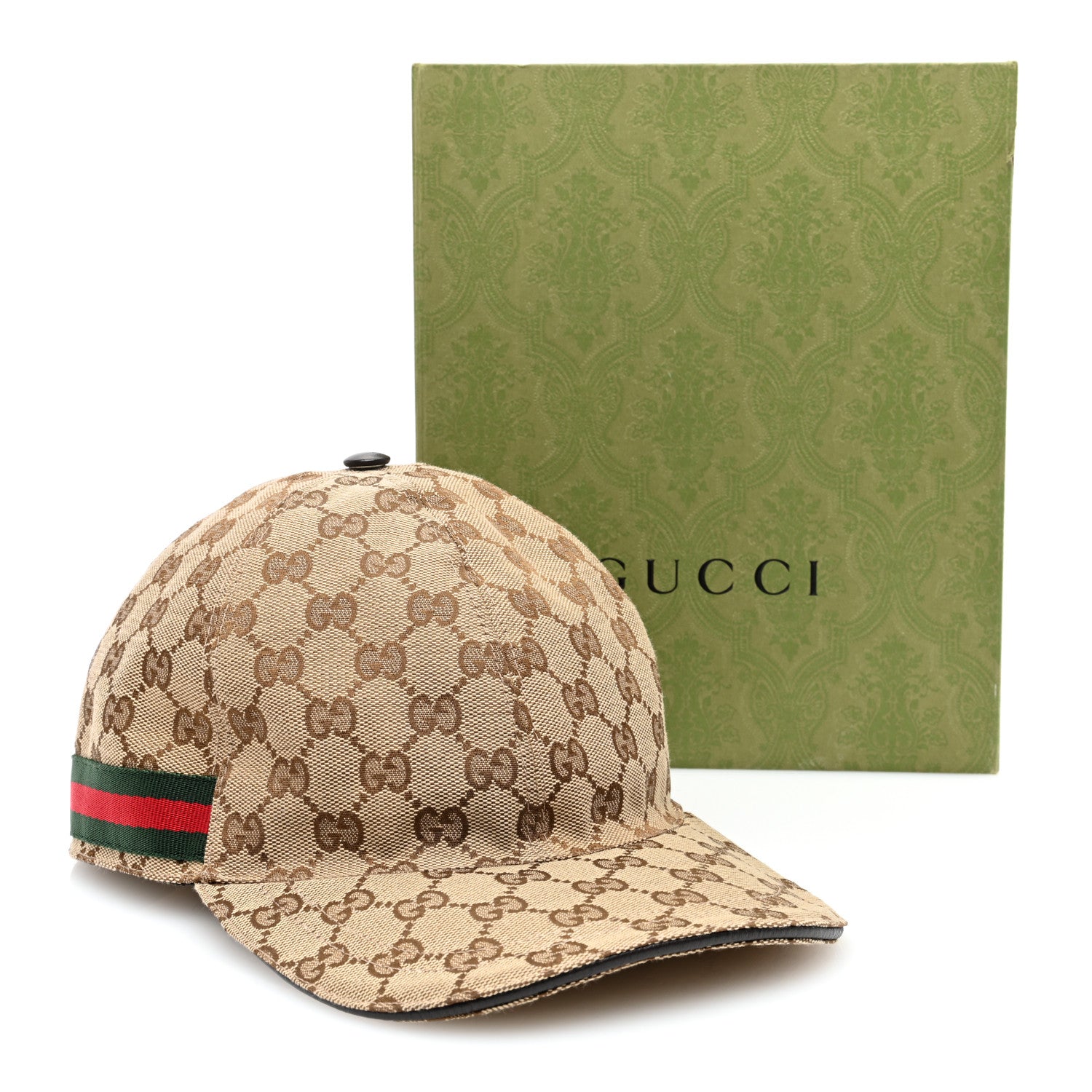 Gucci Monogram Web Baseball Hat XXL Beige Cocoa 9 of 9