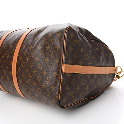Louis Vuitton Monogram Keepall Bandouliere 55 8 of 11