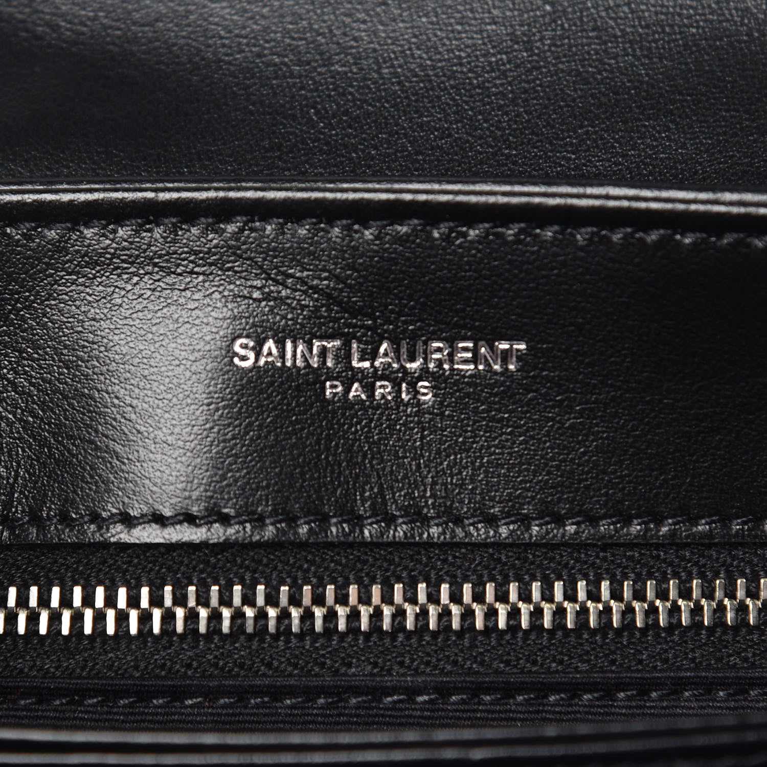 Saint Laurent Calfskin Y Quilted Monogram Toy Loulou Crossbody Bag Black 7 of 11