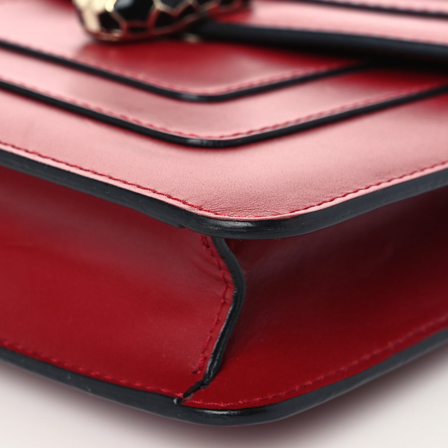 Calfskin Serpenti Forever Crossbody Bag Ruby Red