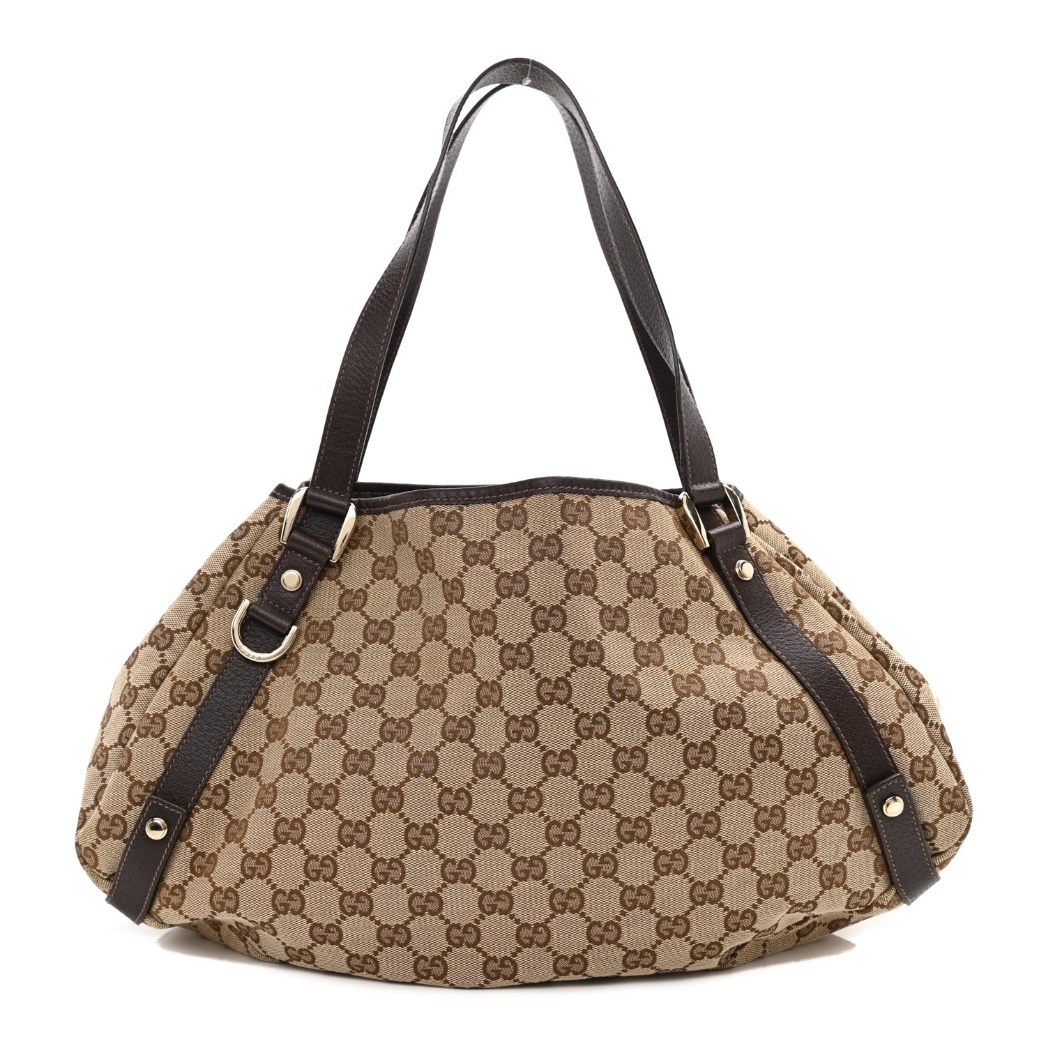 Gucci Monogram Medium Abbey Shoulder Bag Dark Brown 1 of 8