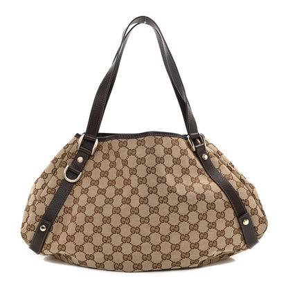 Gucci Monogram Medium Abbey Shoulder Bag Dark Brown 1 of 8