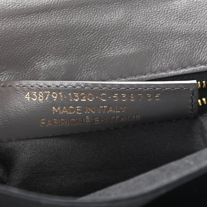 Balenciaga Chevre Gold Metallic Edge Hardware Envelope Clutch Gris Acier 7 of 11