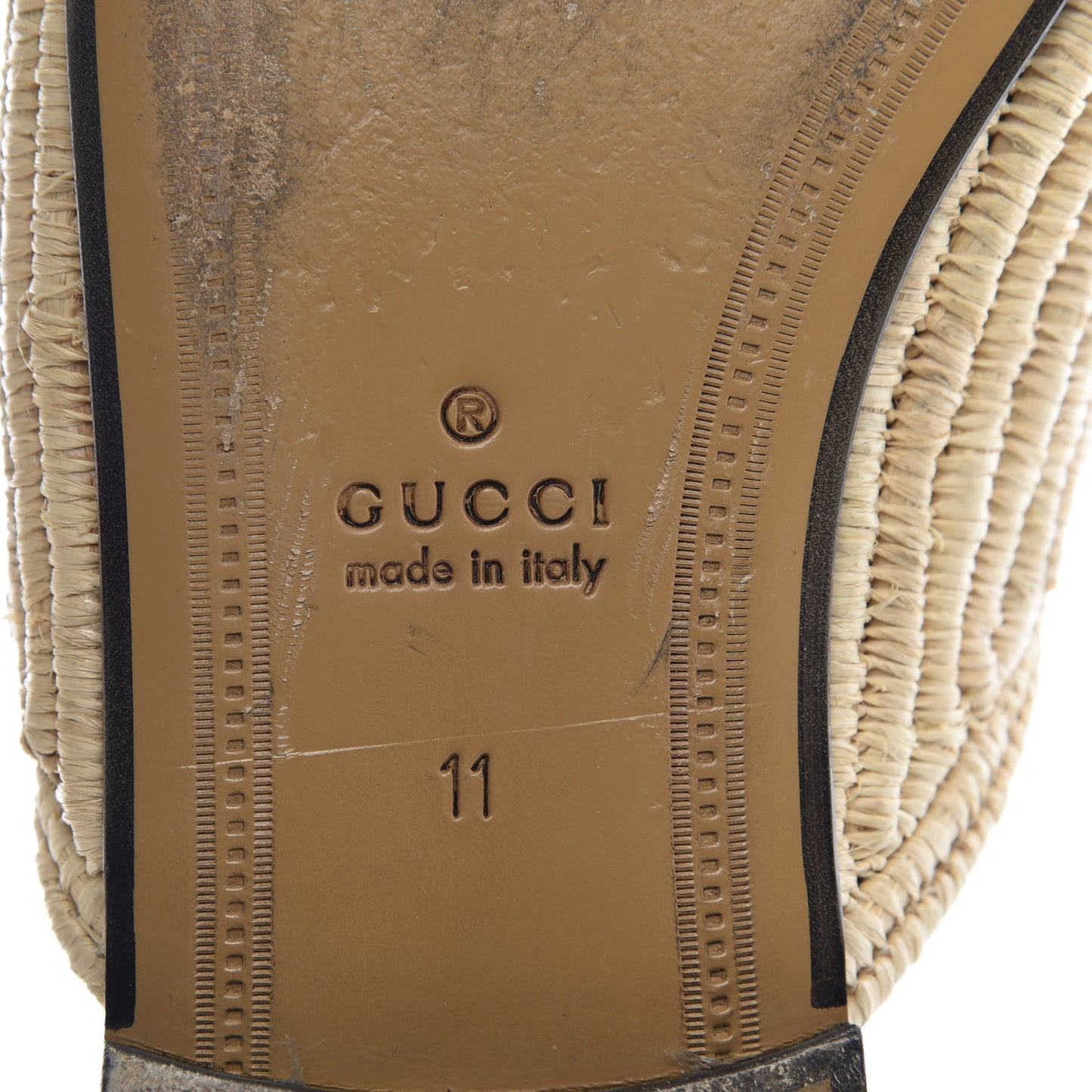 Raffia Mens Princetown Slippers 11 Naturale Sand Storm