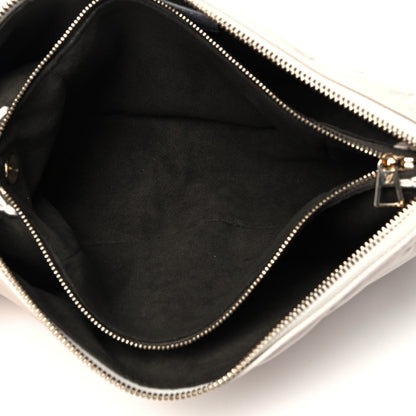 Louis Vuitton Lambskin Embossed Monogram Coussin PM Cream 8 of 9