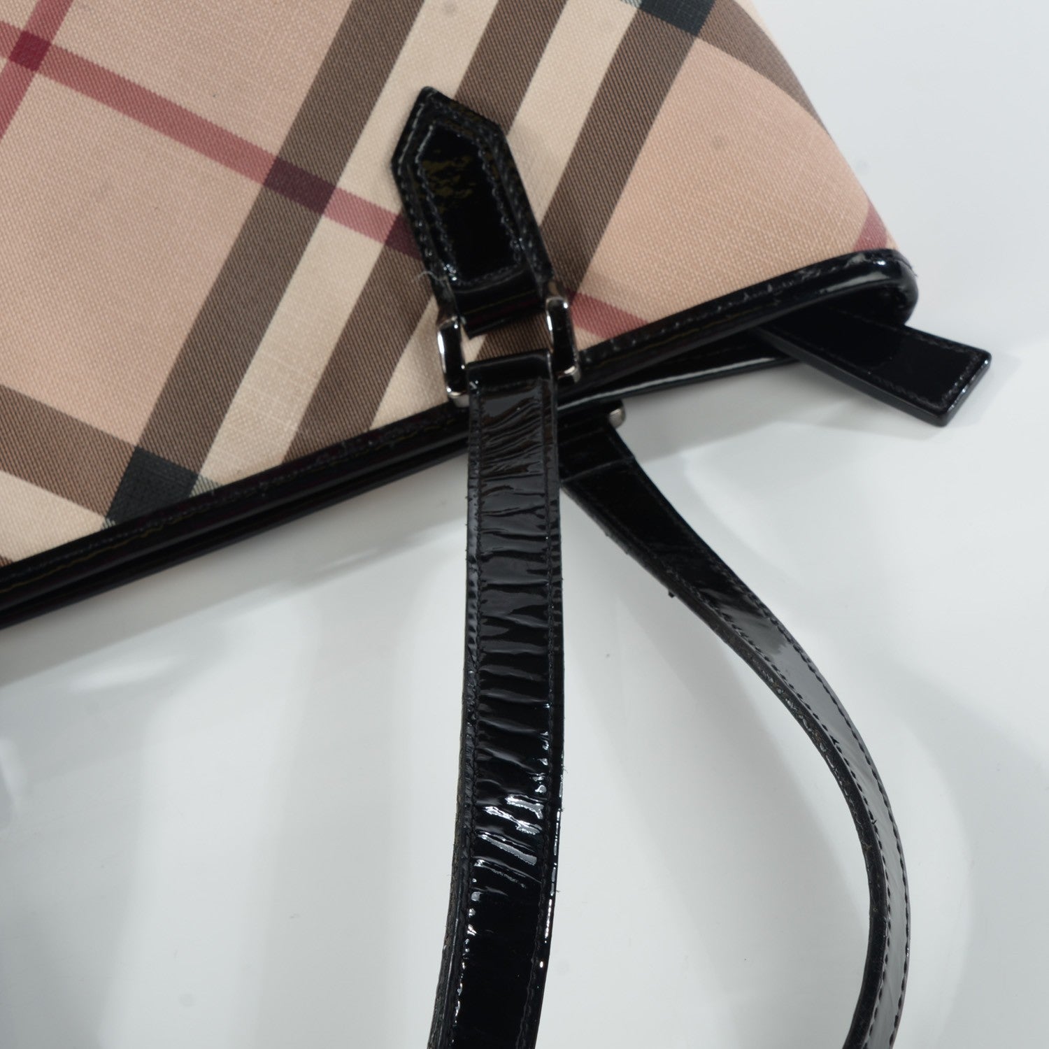 Burberry Nova Check Medium Tote Black 3 of 14