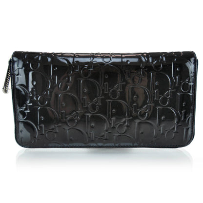 Christian Dior Patent Ultimate Zip Around Wallet 1 of 9