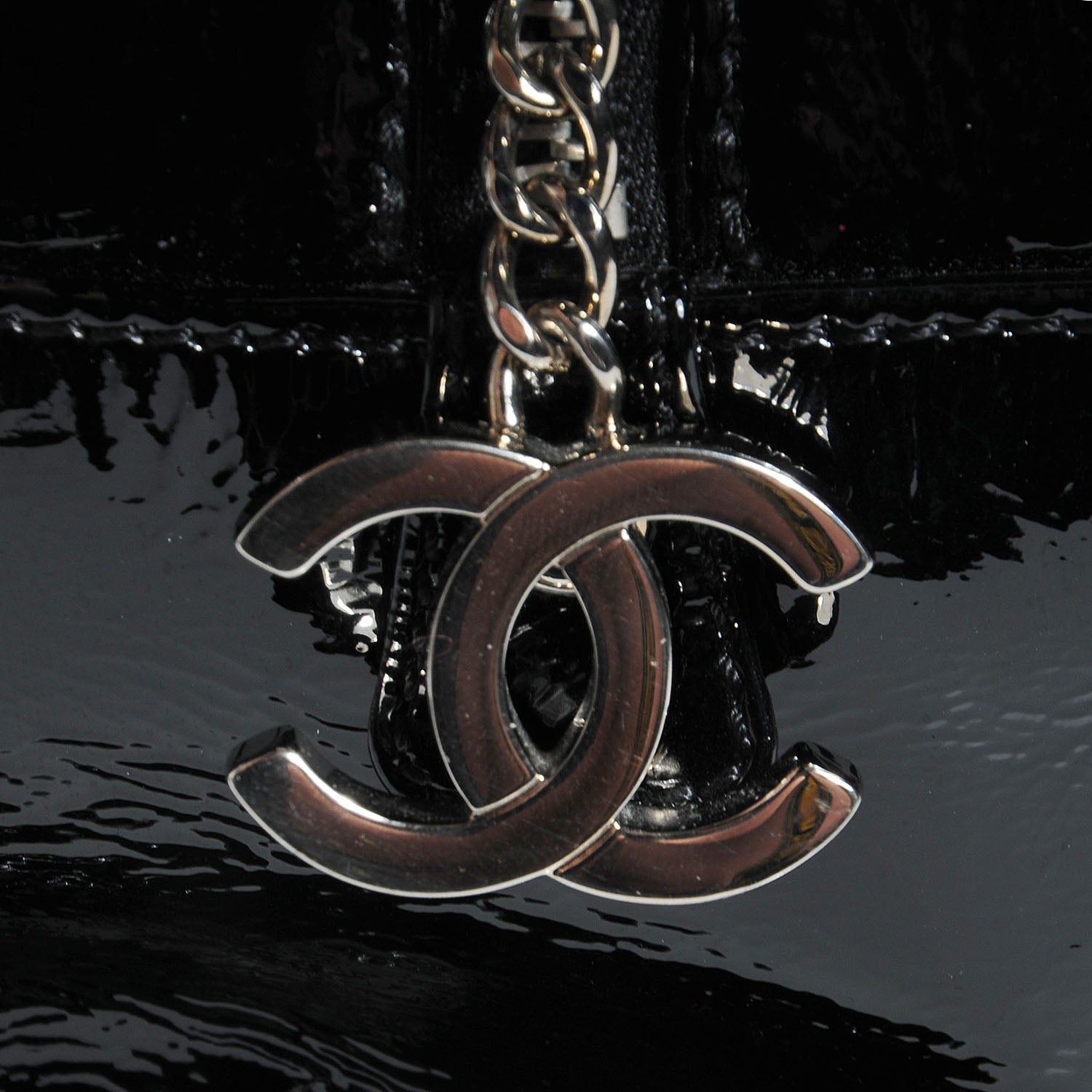 Chanel Patent Calfskin Large Luxe Ligne Tote Black 8 of 8