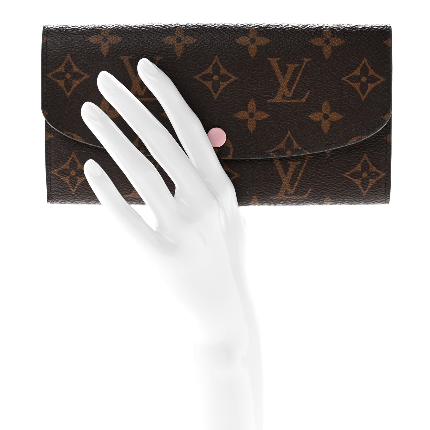 Monogram Emilie Wallet Rose Ballerine