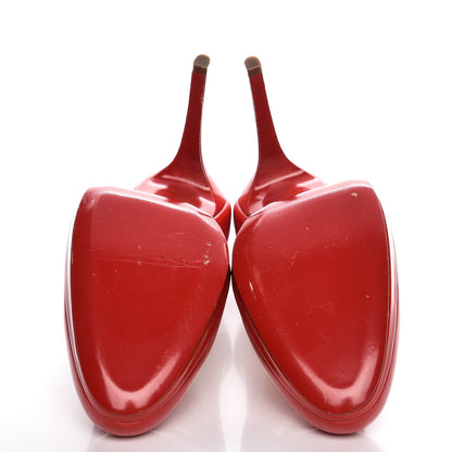 Christian Louboutin Patent New Simple 120 Pumps 38.5 Red 5 of 25