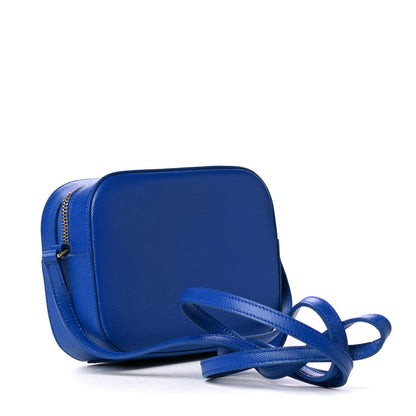 Saint Laurent Grain De Poudre Small Classic Monogram Camera Bag Blue Majorelle 2 of 4