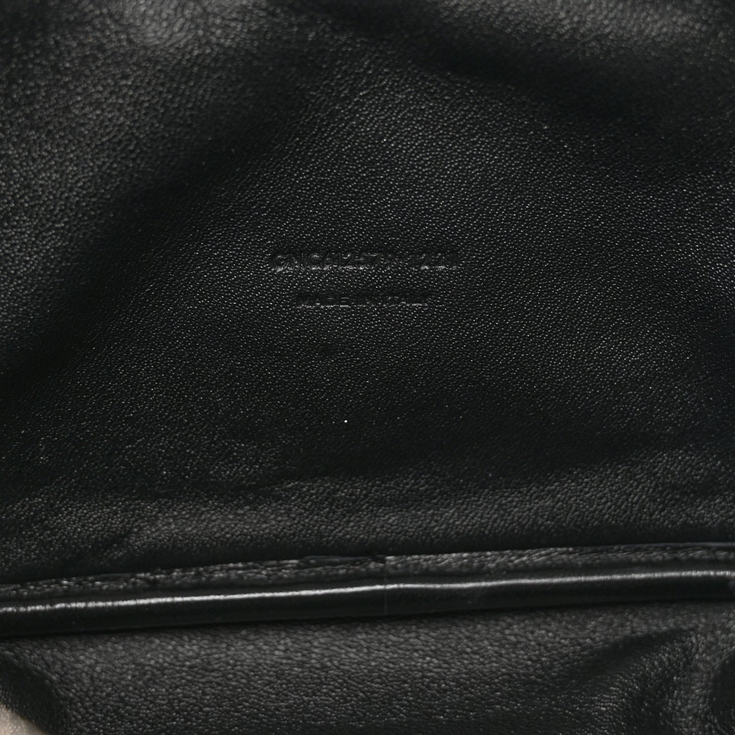 Grain De Poudre Matelasse Monogram Mini Lou Camera Bag Black
