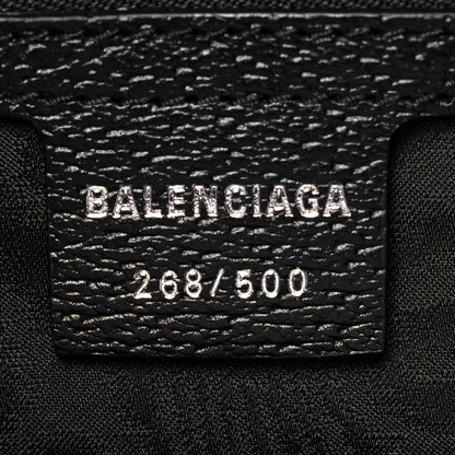 Gucci X BALENCIAGA BB Monogram Web Graffiti Large Ophidia Shopping Tote Black 7 of 12