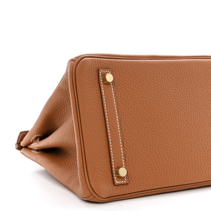Hermes Togo Birkin 30 Gold 9 of 11